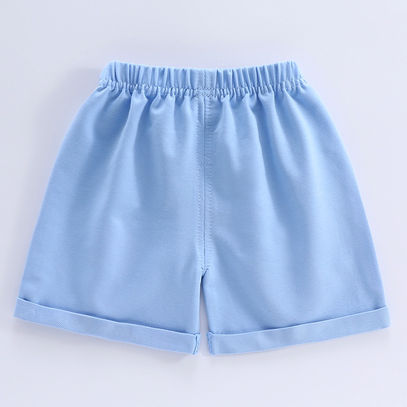 Quần Short Trơn Màu Sắc Thời Trang Mùa Hè Hàn Quốc Dành Cho Bé Trai Và Bé Gái