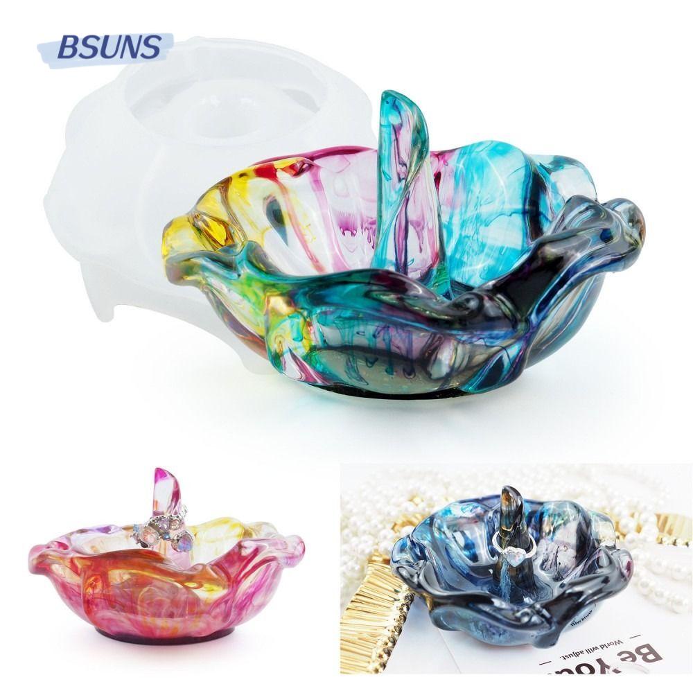 Khuôn Silicone Hình Hoa Hồng Làm Đồ Thủ Công DIY