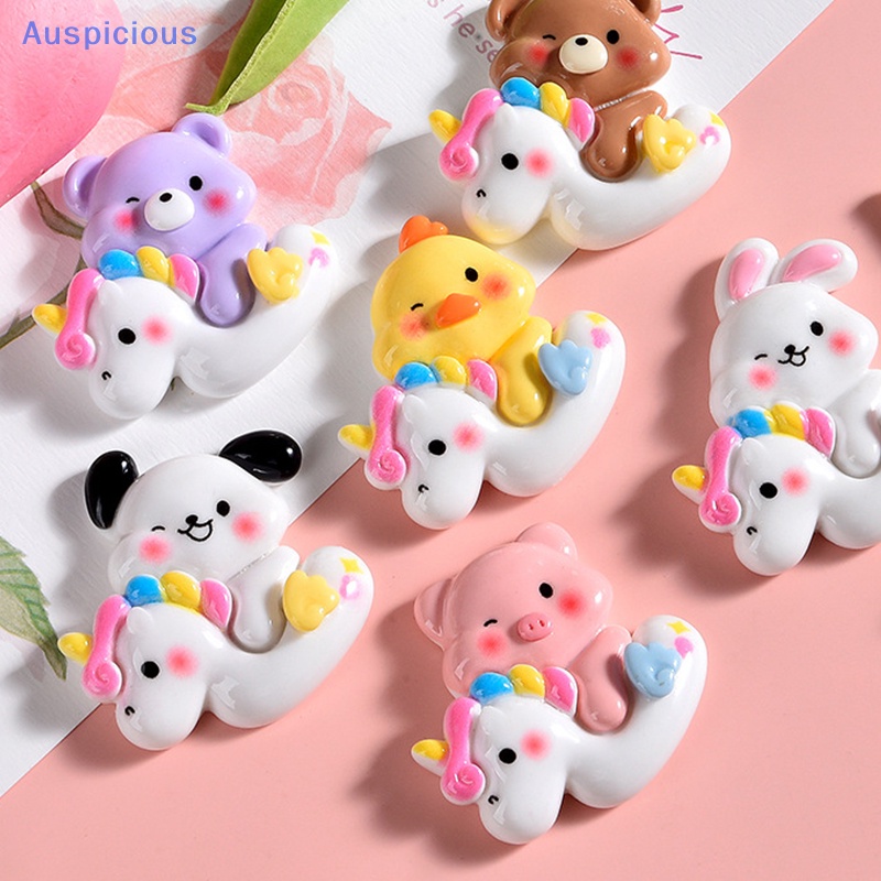 Set 3 Mô Hình Kỳ Lân Mini Bằng Nhựa Resin Trang Trí Điện Thoại / Xe Hơi DIY