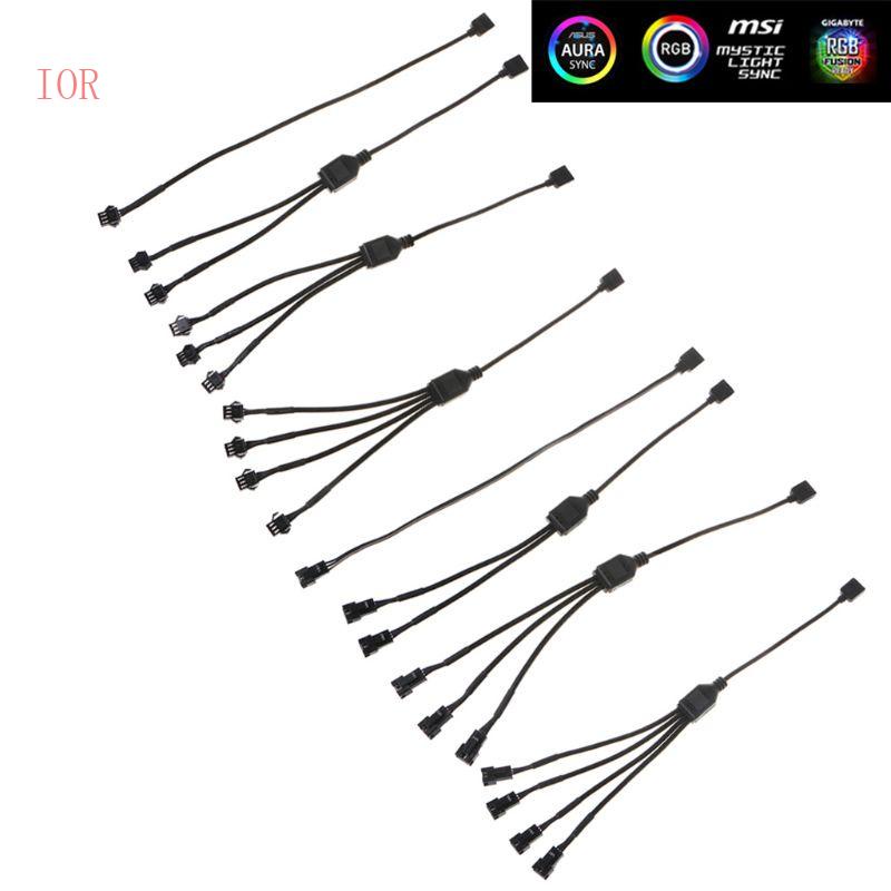 Cáp Nối Chuyển Đổi Đồng Bộ Máy Tính RGB JST 12V 4Pin 5V 3Pin Female Sang Male