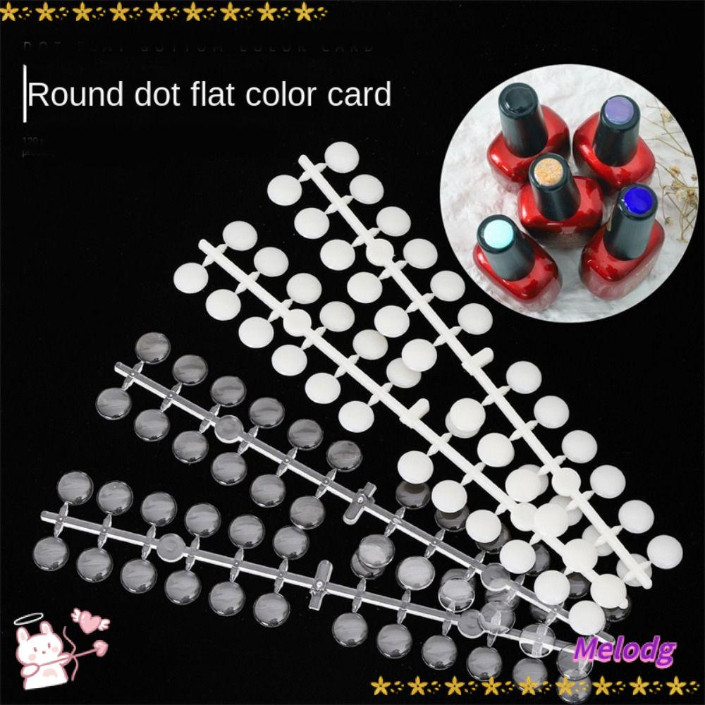 Set 120 Thẻ Màu Trong Suốt Dùng Trang Trí Móng Tay Nghệ Thuật