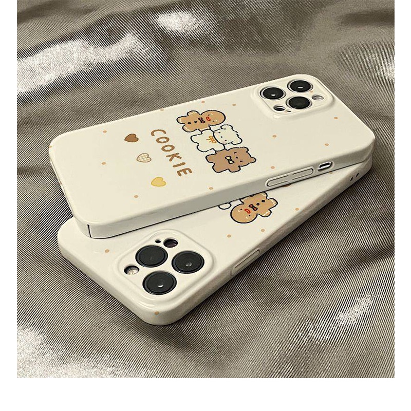 Ốp Điện Thoại Dẻo Họa Tiết Ba Con Vật Đơn Giản Chống Sốc Cho iphone 14 13 12 11 pro max 7 8 plus x xs xr xsmax