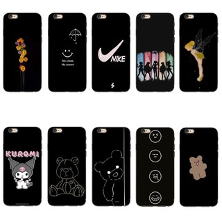 Ốp lưng iPhone6 Plus 6s Plus silicon mềm TPU ốp điện thoại màu đen