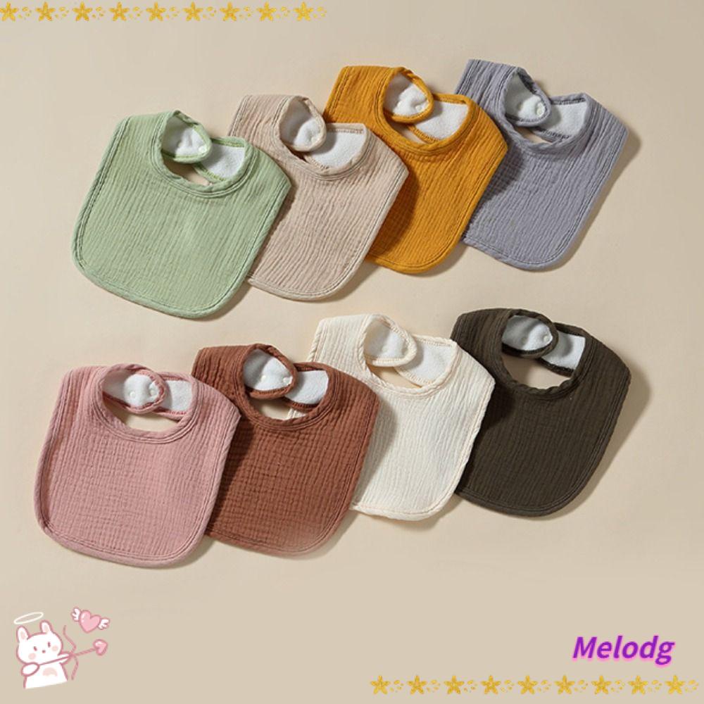 MELODG Yếm Ăn Họa Tiết Dễ Thương Cho Bé