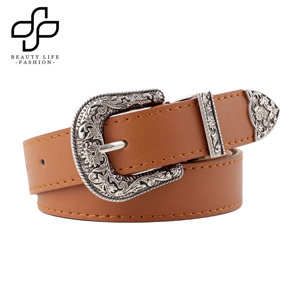 Thắt Lưng Bản Rộng Phong Cách Retro Đơn Giản Nhỏ Gọn Bền Bỉ