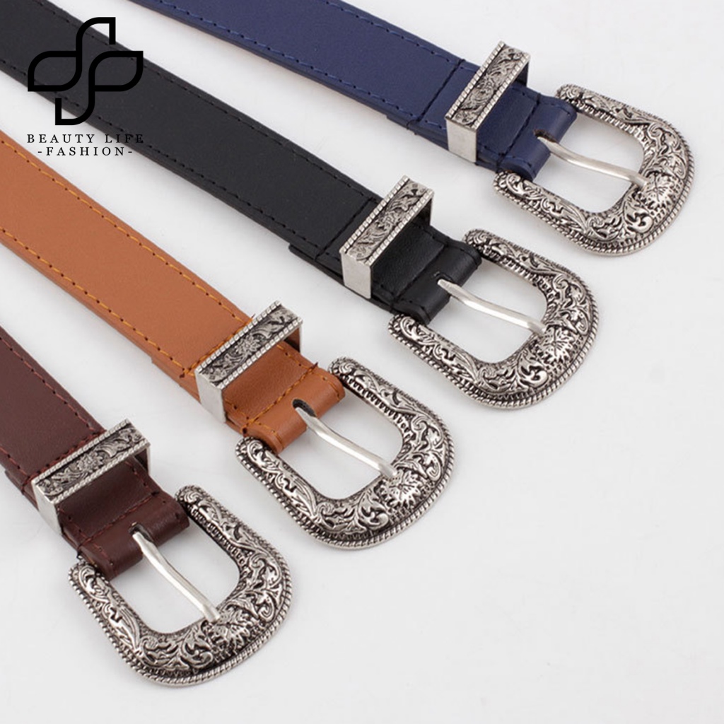 Thắt Lưng Bản Rộng Phong Cách Retro Đơn Giản Nhỏ Gọn Bền Bỉ