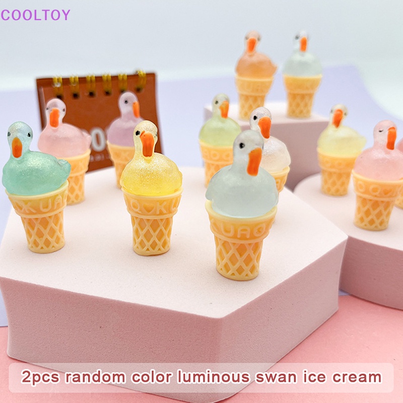 Set 2 Thiên Nga Dạ Quang Dễ Thương Dùng Để Trang Trí