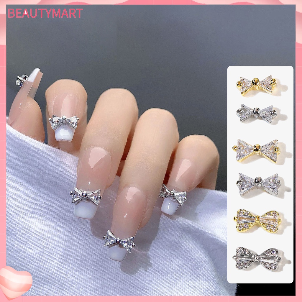 Phụ Kiện Trang Trí Móng Tay Hình Bướm 3D Lấp Lánh Dành Cho Nữ