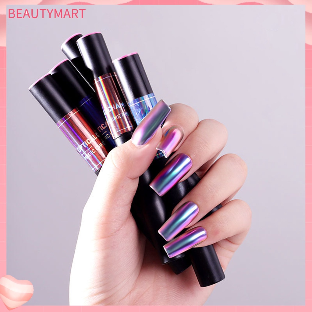 Bút Trang Trí Móng Nghệ Thuật Tạo Hiệu Ứng Gương Lấp Lánh ABS Dành Cho Salon Làm Móng