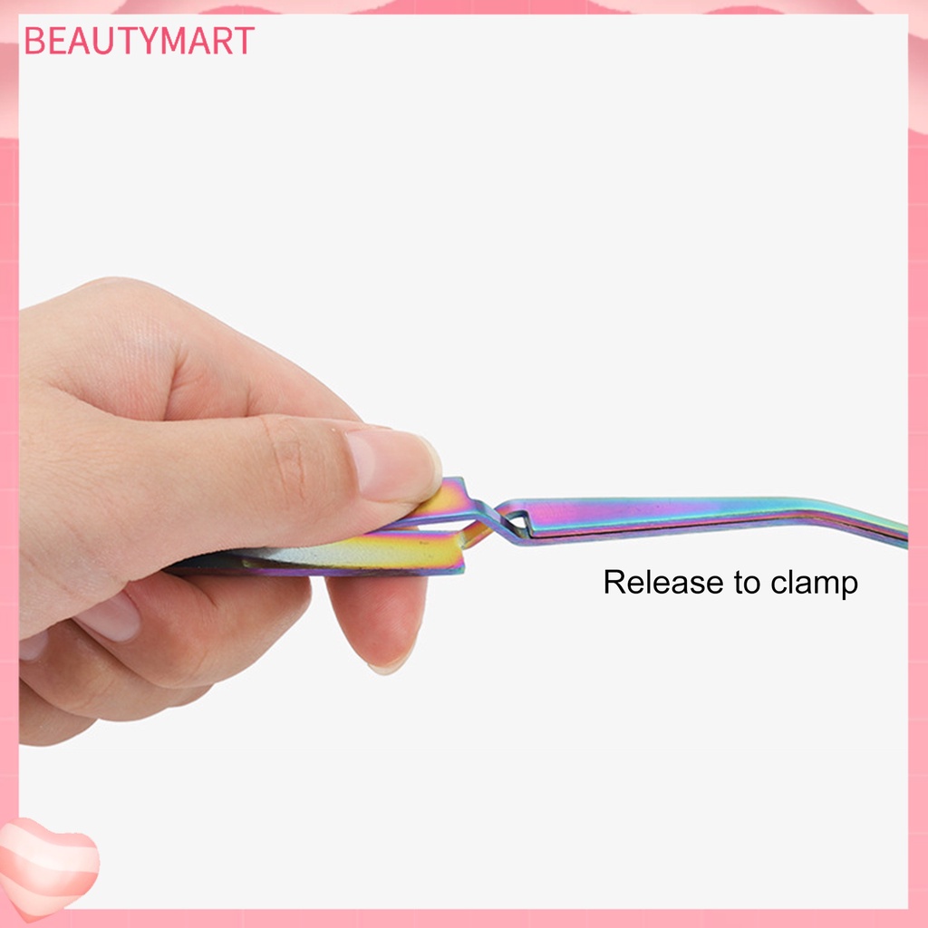 Nhíp Cong Bằng Thép Không Gỉ Không Biến Dạng Hỗ Trợ Làm Móng