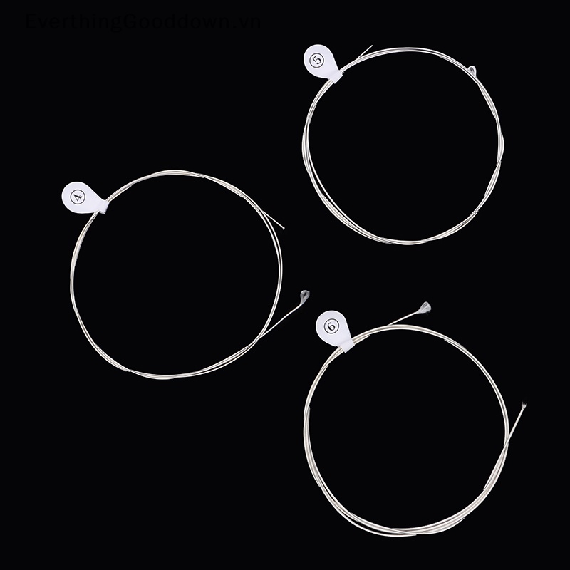 Set 6 Dây Đàn Guitar Cổ Điển Bằng Nilon Mạ Bạc Siêu Nhẹ