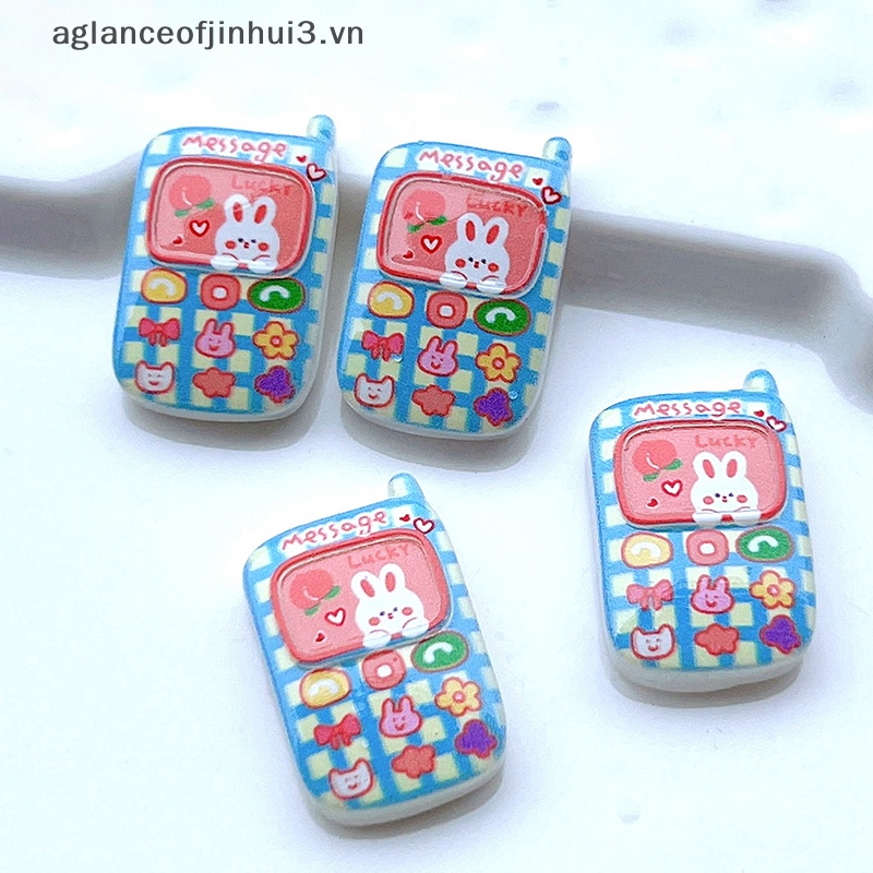 Set 10 Mô Hình Điện Thoại Mini Trang Trí Nhà Búp Bê