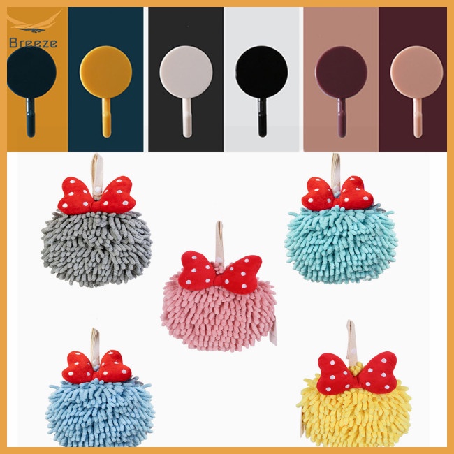 Bộ 5 Khăn Lau Tay Vải Sợi Nhỏ Thấm Hút Cao Kèm 6 Khăn Lau Dành Cho Trẻ Em