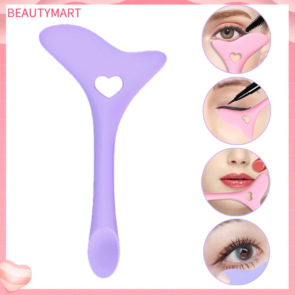 Khuôn Hỗ Trợ Kẻ Mắt Đa Năng Tạo Hiệu Ứng Rộng Bằng Silicone Tiện Dụng