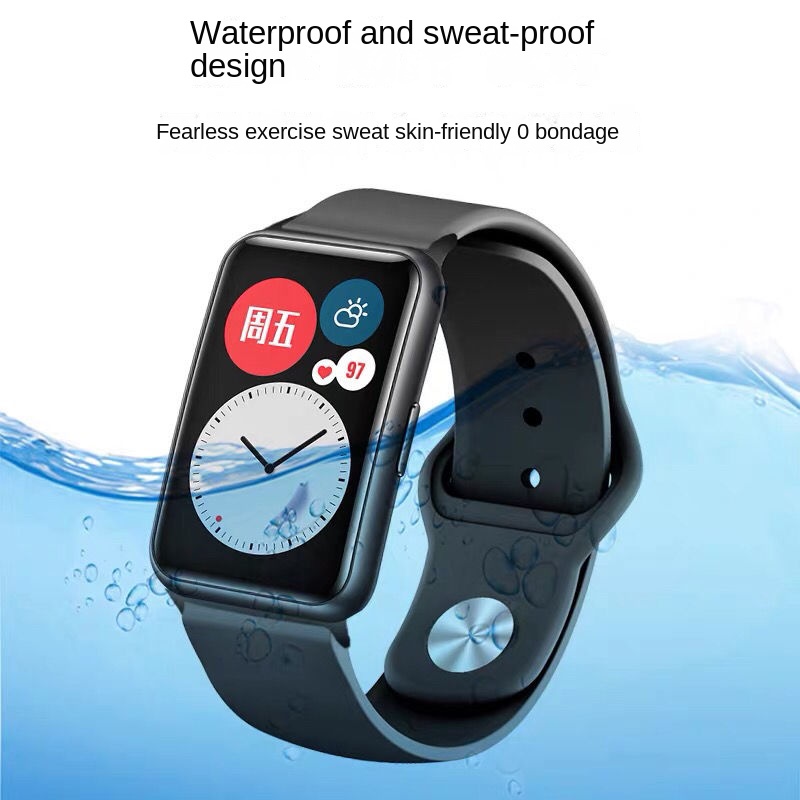 Phù Hợp Dây Đeo Thay Thế Bằng Silicon Có Khóa Cài Phù Hợp Cho huawei band 8 7 huawei band 8