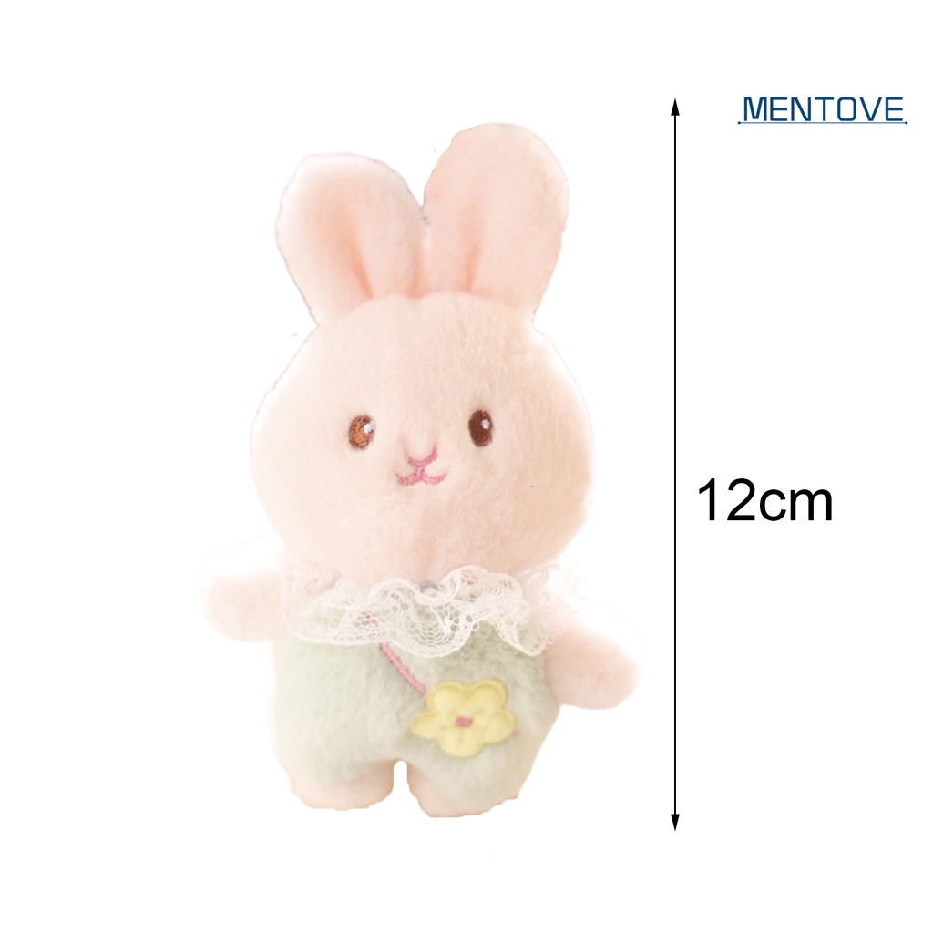 Móc Khóa Thỏ Nhồi Bông 12cm Dễ Thương