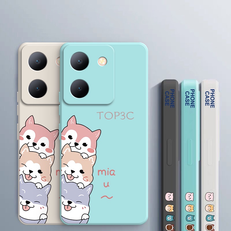 Ốp lưng Vivo Y36 Ốp Điện Thoại Hình Chú Chó Dễ Thương Cho Vivo Y36 / Y20 / Y12S / Y20S / Y35 / Y02 / Y16 / Y22 / Y22S / Y15S / Y15A / Y01 GG