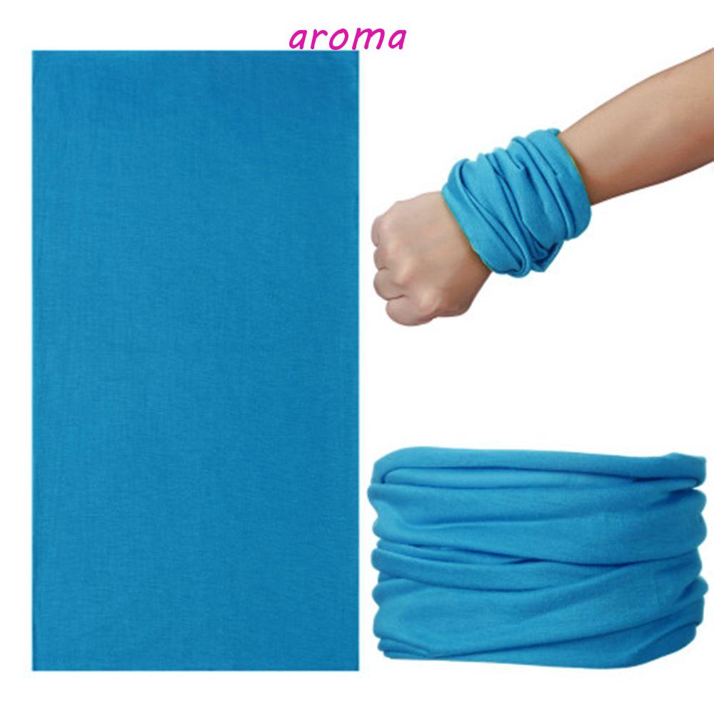 Khăn Trùm Đầu Màu Trơn Chống Tia UV Phong Cách Thể Thao Thời Trang Cho Nam Và Nữ