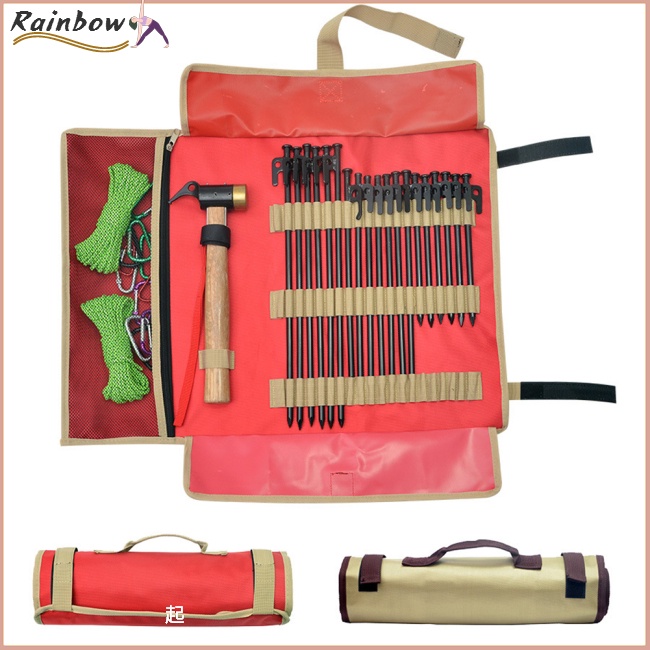 Túi Đựng Cọc Cắm Trại Bằng Vải Oxford Có Tay Cầm Đa Năng Tiện Dụng