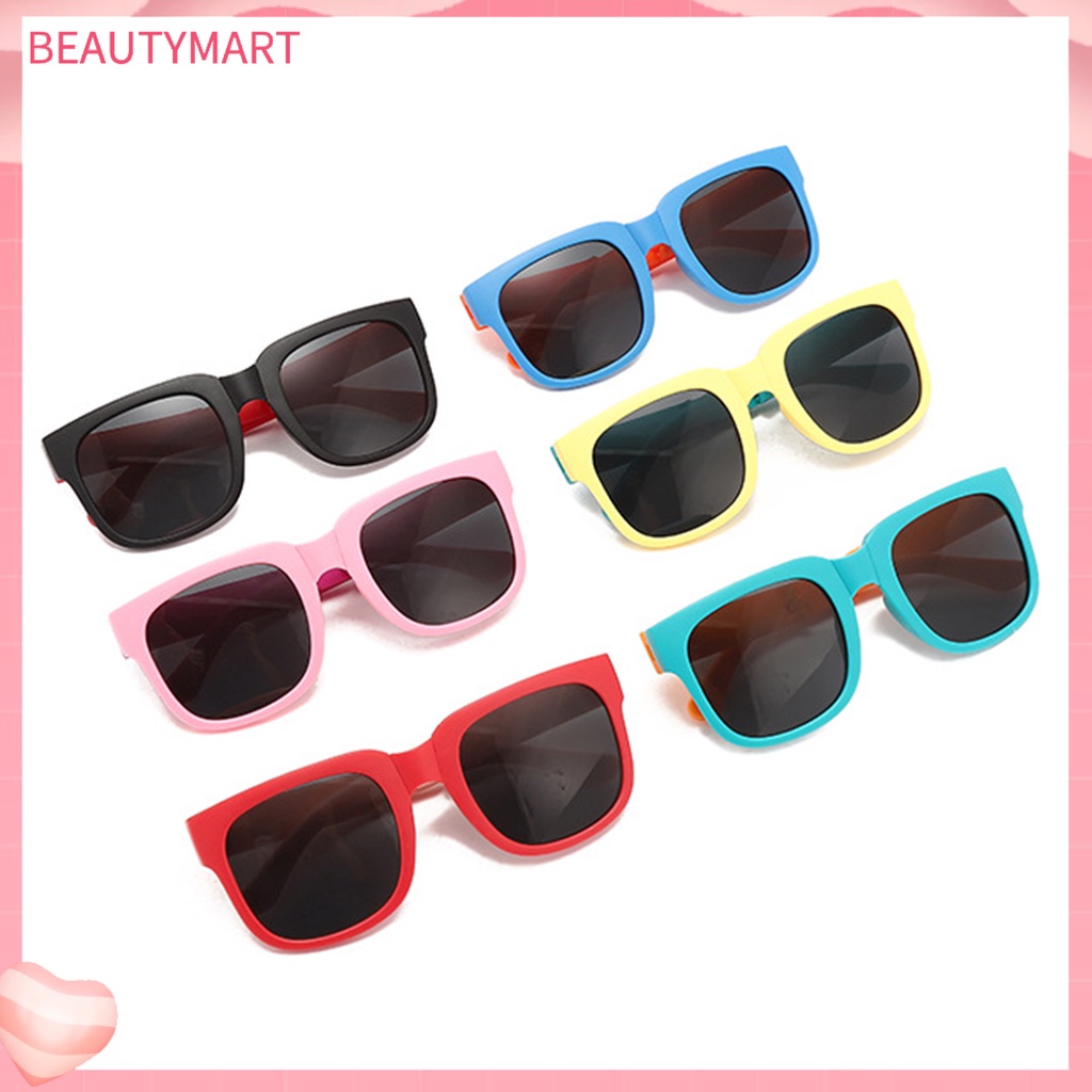 Kính Mát Phân Cực Mặt Vuông Chống Tia UV400 Thời Trang Cho Bé