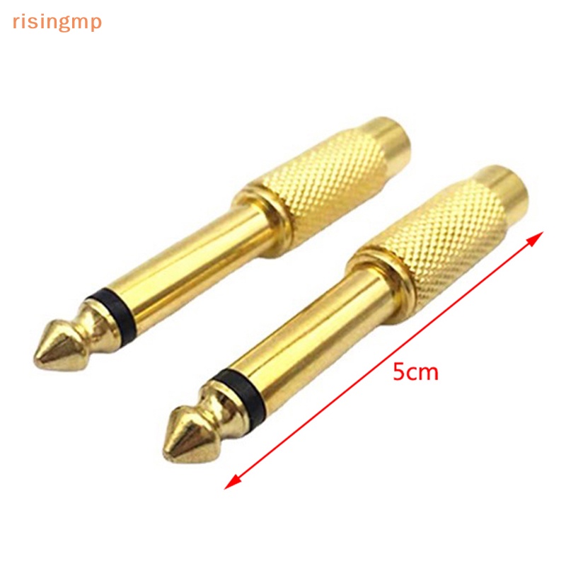1 Giắc Cắm Đơn Sang RCA Mạ Vàng 6.35mm 1 / 4 &quot;