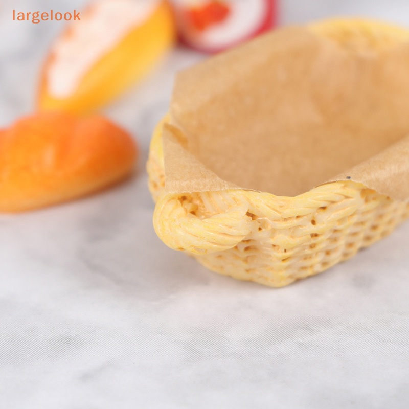 1 Set Giỏ Bánh Mì Sandwich Tỉ Lệ 1: 12 Trang Trí Nhà Búp Bê