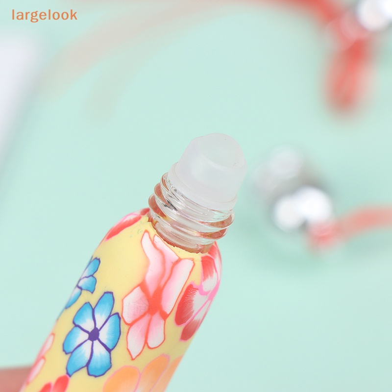 Bộ 5 Lọ Thủy Tinh Rỗng 10ml Có Đầu Lăn Dùng Để Đựng Đất Sét Polymer