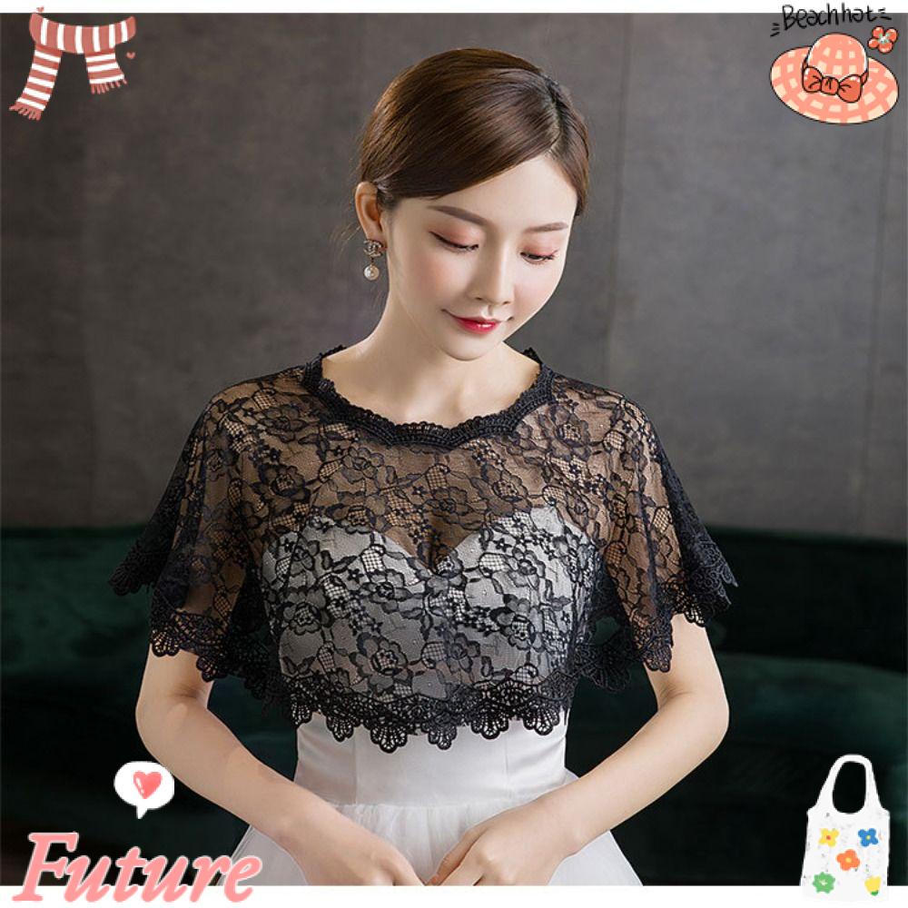 Khăn Choàng Vải Tuyn Mềm Mại Thời Trang Cho Cô Dâu