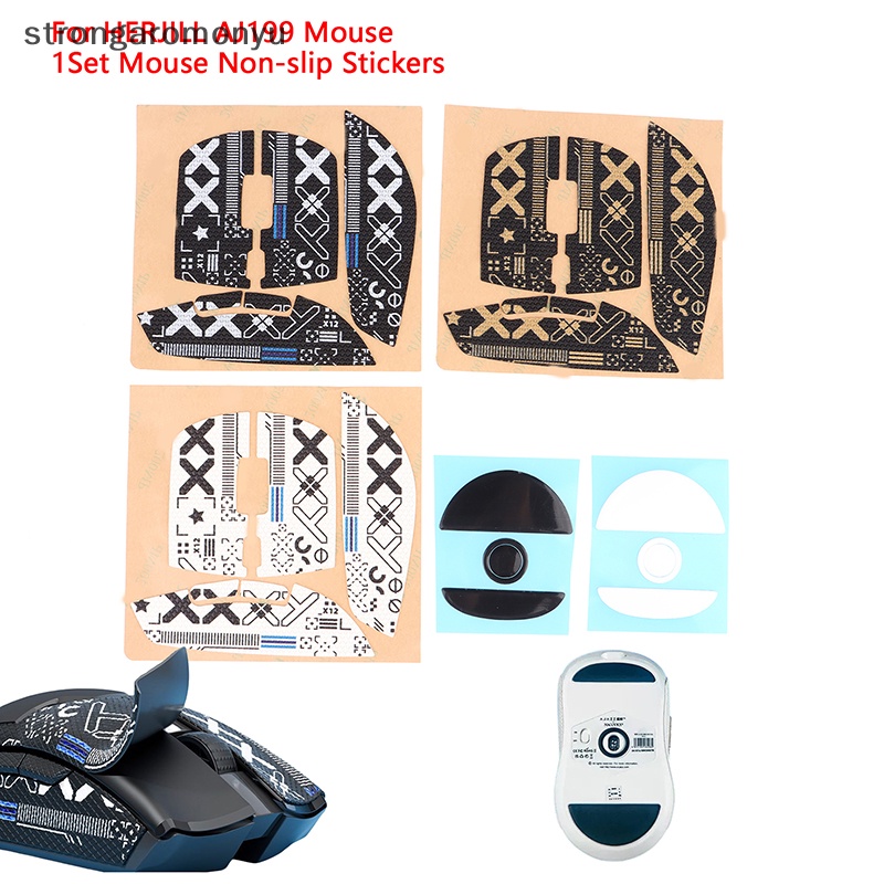 1 Bộ Miếng Dán Viền Cong Chống Trượt Chống Mồ Hôi Cho Chuột HERJILL AJ199