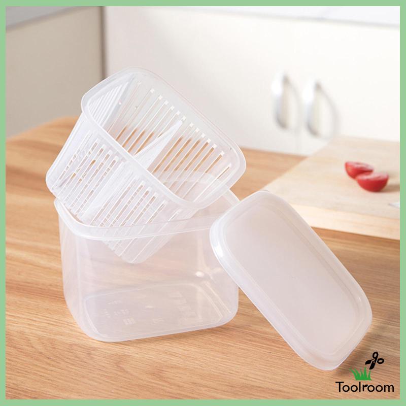 Hộp Đựng Thức Ăn Trong Suốt Đa Năng Có Thể Tái Sử Dụng Cho Ngăn Kéo Nhà Bếp