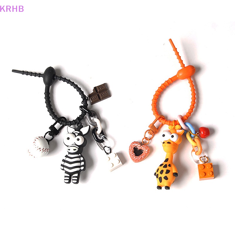 Móc Khóa Silicon Hình Động Vật Hoạt Hình Vui Nhộn Cho Bé Mới