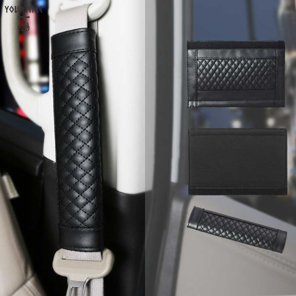 Bộ 2 Miếng Đệm Bọc Dây An Toàn Xe Hơi Bằng Da PU