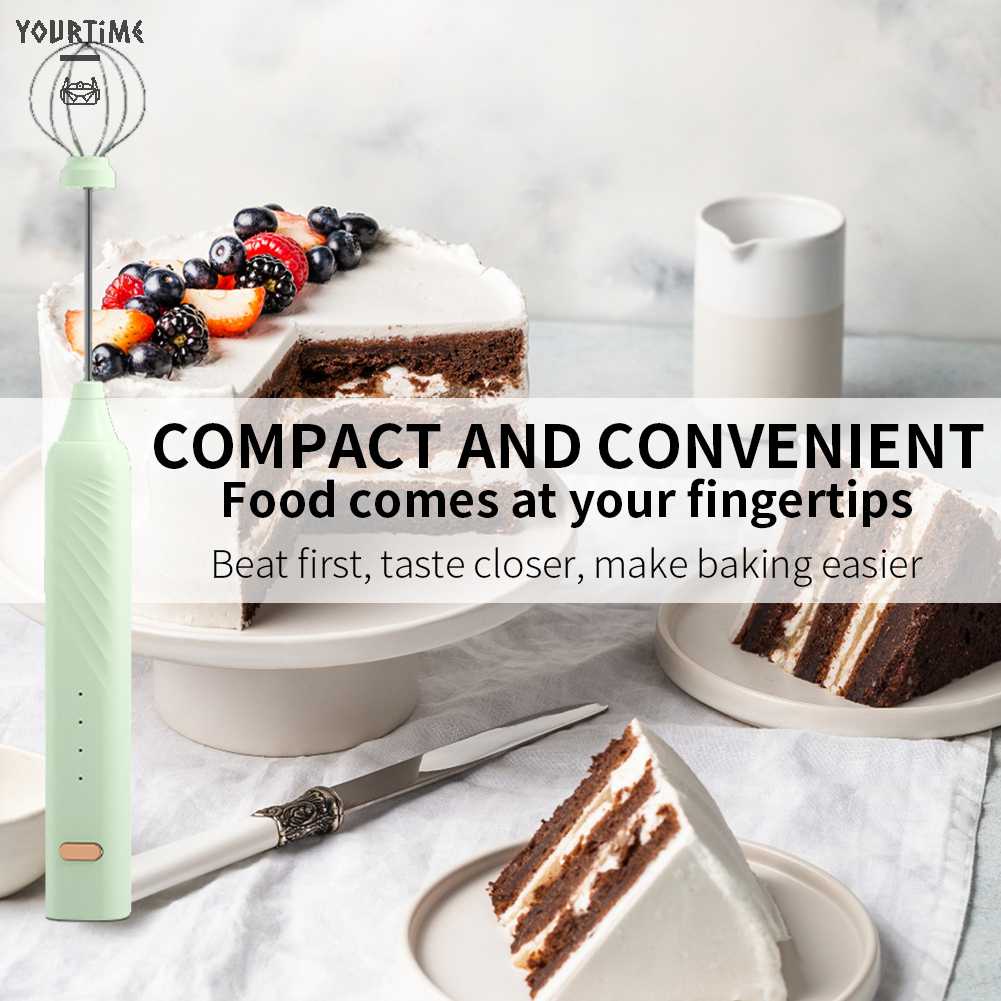 Máy Đánh Trứng / Tạo Bọt Cà Phê Chạy Điện Cầm Tay Tiện Dụng