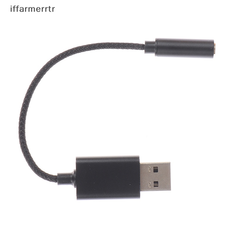 Đầu Đọc Thẻ Âm Thanh Chuyển Đổi USB Sang 3.5mm 2 Trong 1 Cho PC / Laptop