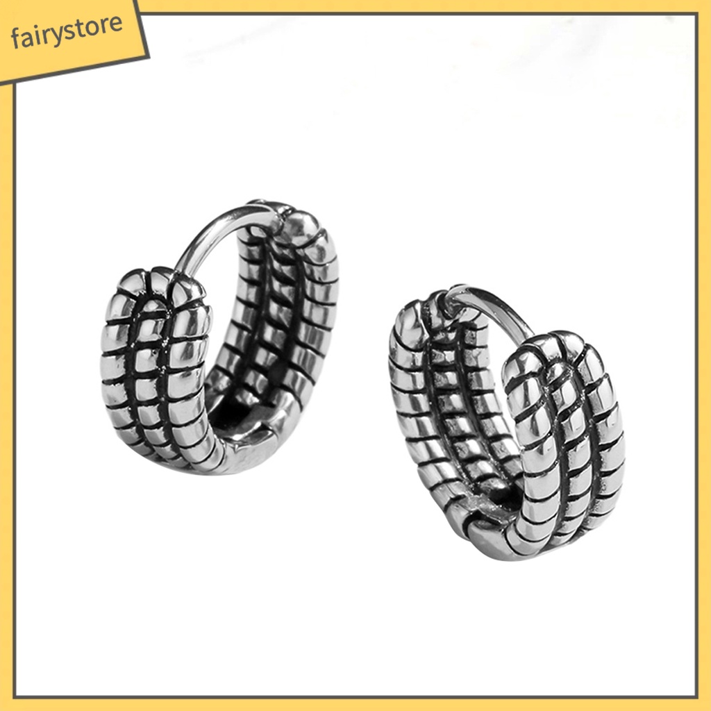 Bông Tai Bằng Thép Không Gỉ Thời Trang Dành Cho Nam