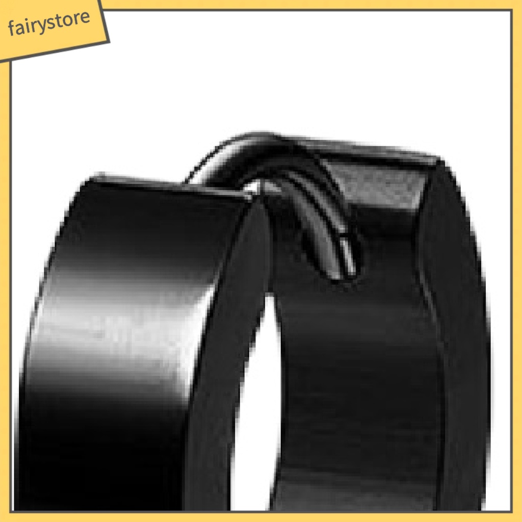 Set 4 Đôi Bông Tai Hình Quả Tạ Bằng Thép Không Gỉ Dành Cho Nam