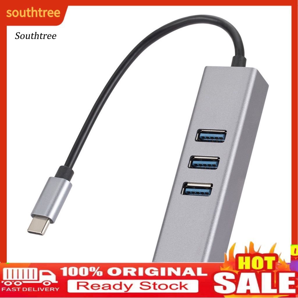 Bộ Chia Nhiều Cổng Mạng Gigabit Ethernet USB 3.0 Type-C Sang RJ45 Thông Dụng Cho Máy Tính