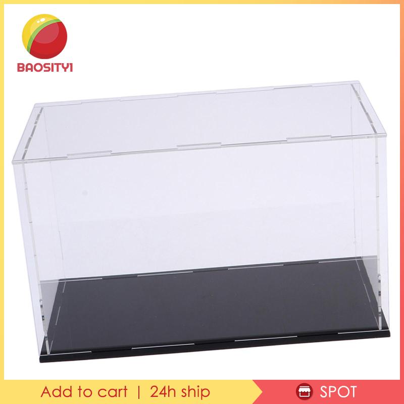 [Baosity1] Ốp Acrylic Chống Bụi Trưng Bày Mô Hình Đồ Chơi 50cmx25cmx15cm