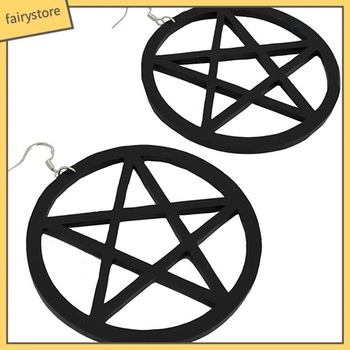 Bông Tai Hình Ngôi Sao Lớn Phong Cách Punk Vintage