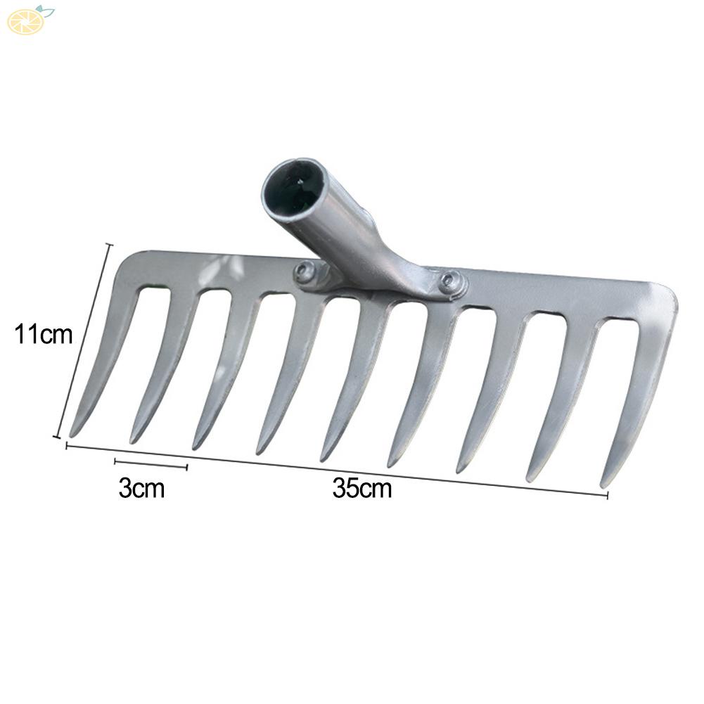 【VARSTR】High Quality Carbon Steel Garden Rake with Lightweight and Efficient Design for Soil Preparation