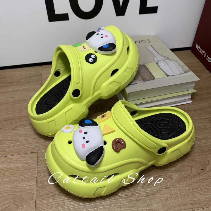 DISHULAN dép dép nữ dép bánh mì nữ dép bánh mì nữ Chống Trượt 060705