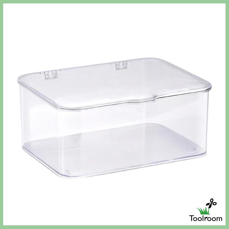Hộp Đựng Đồ Dùng Trong Suốt Siêu Bền Tiện Dụng Cho Nhà Tắm / Nhà Bếp