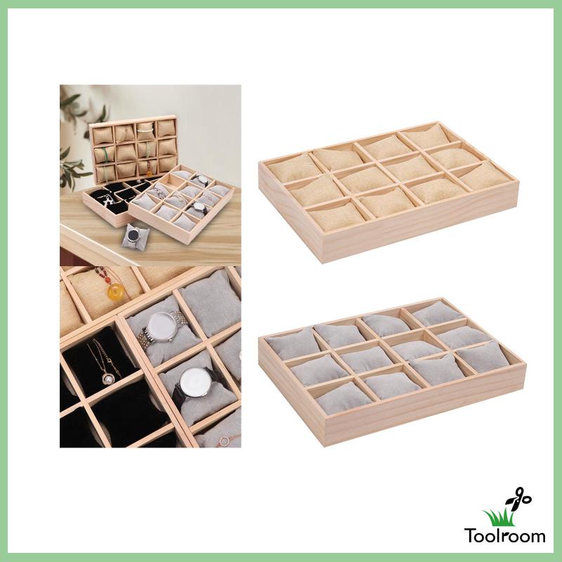 Hộp Đựng Trưng Bày Vòng Đeo Tay Bằng Vải Bố