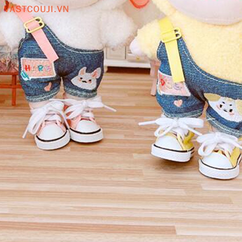 Quần Yếm Dài 20CM Xinh Xắn Cho Búp Bê VN