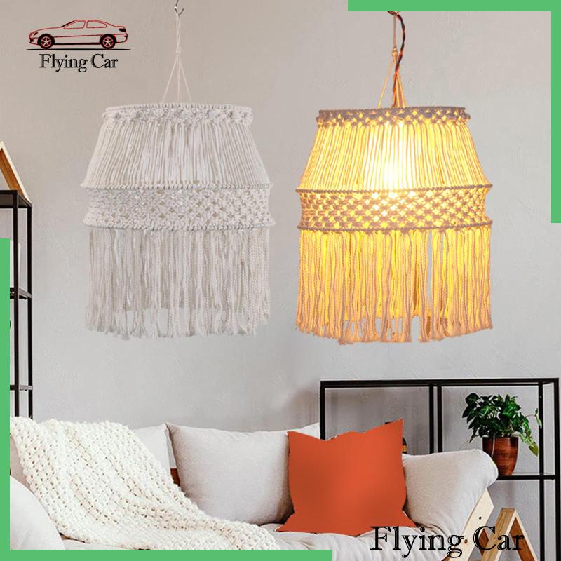 Vỏ Bọc Bóng Đèn Macrame Phong Cách Bohemian Dành Cho Trang Trí Nhà Cửa / Tiệc Cưới 2