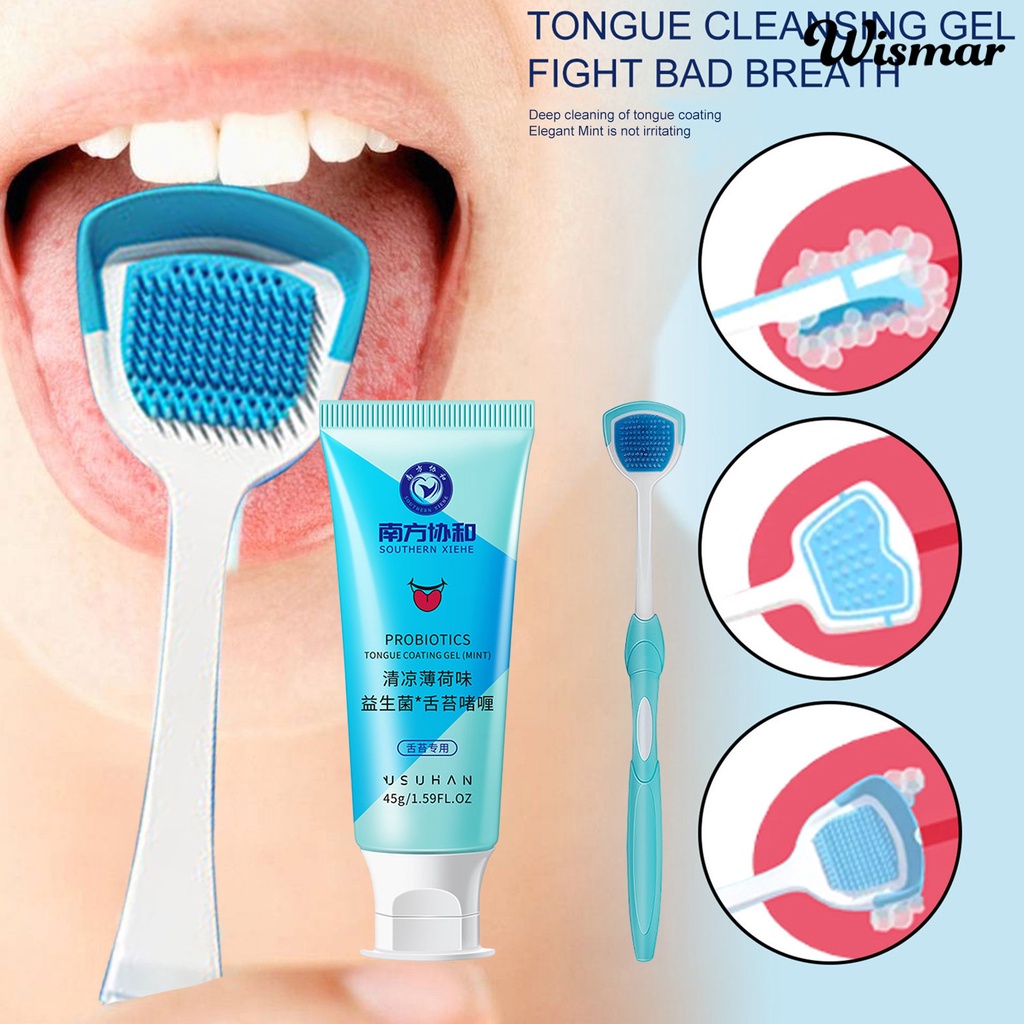 Bộ Gel Phủ Lưỡi Chăm Sóc Sức Khỏe Thoáng Khí 45g Dễ Sử Dụng