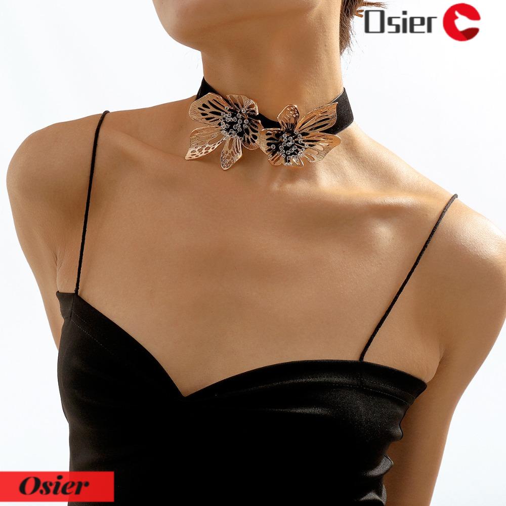 1 Vòng Cổ Choker Chất Liệu Nhung Trang Nhã Cho Nữ