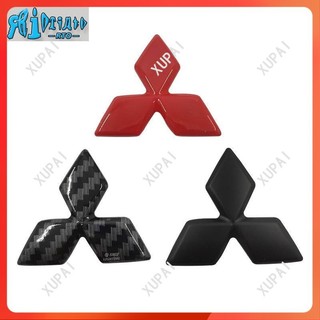 Miếng dán logo abs trang trí vô lăng xe hơi mitsubishi 1x