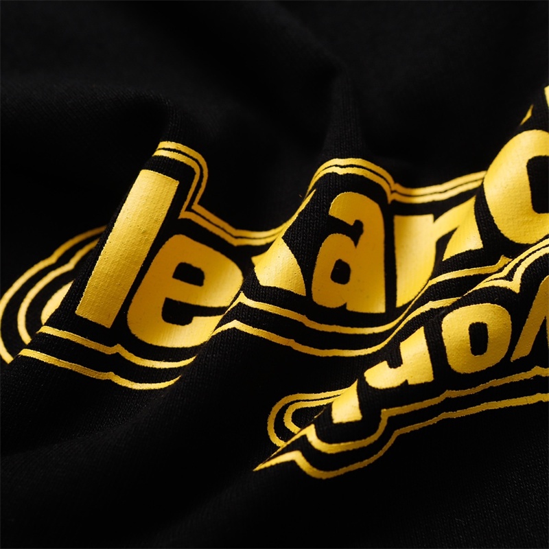 Áo Thun Ngắn Tay Dáng Rộng In Băng Keo Vàng Thời Trang Xu Hướng Alexander