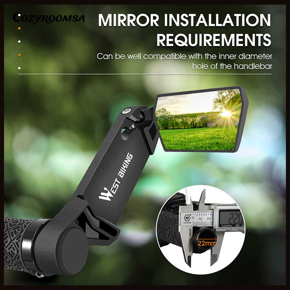 Gương Chiếu Hậu Xoay Được Dành Cho Xe Đạp Leo Núi